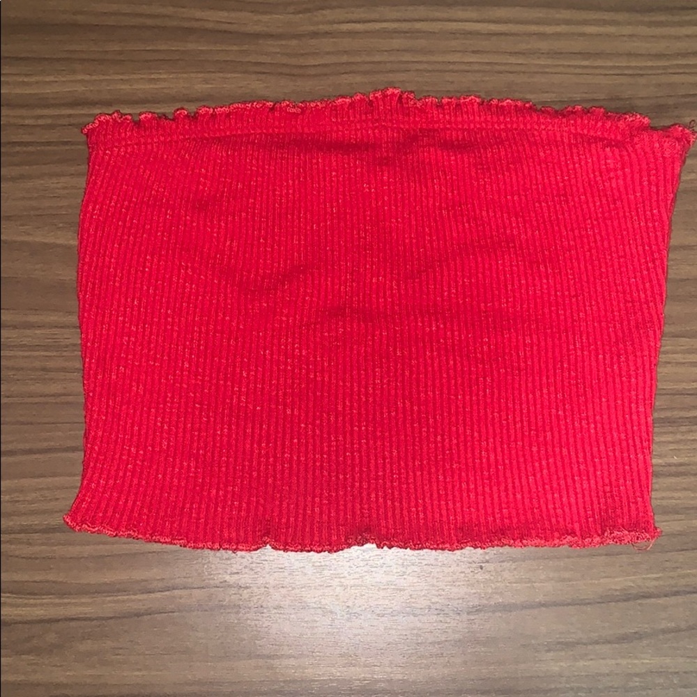 Cute Ribbed Crop Top